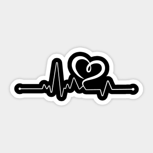 Heart Rate Or Heart Beat Sticker